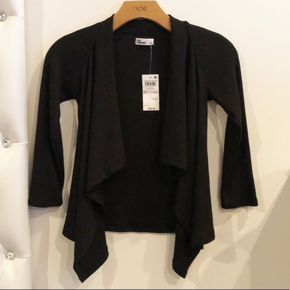 Black cardigan jacket